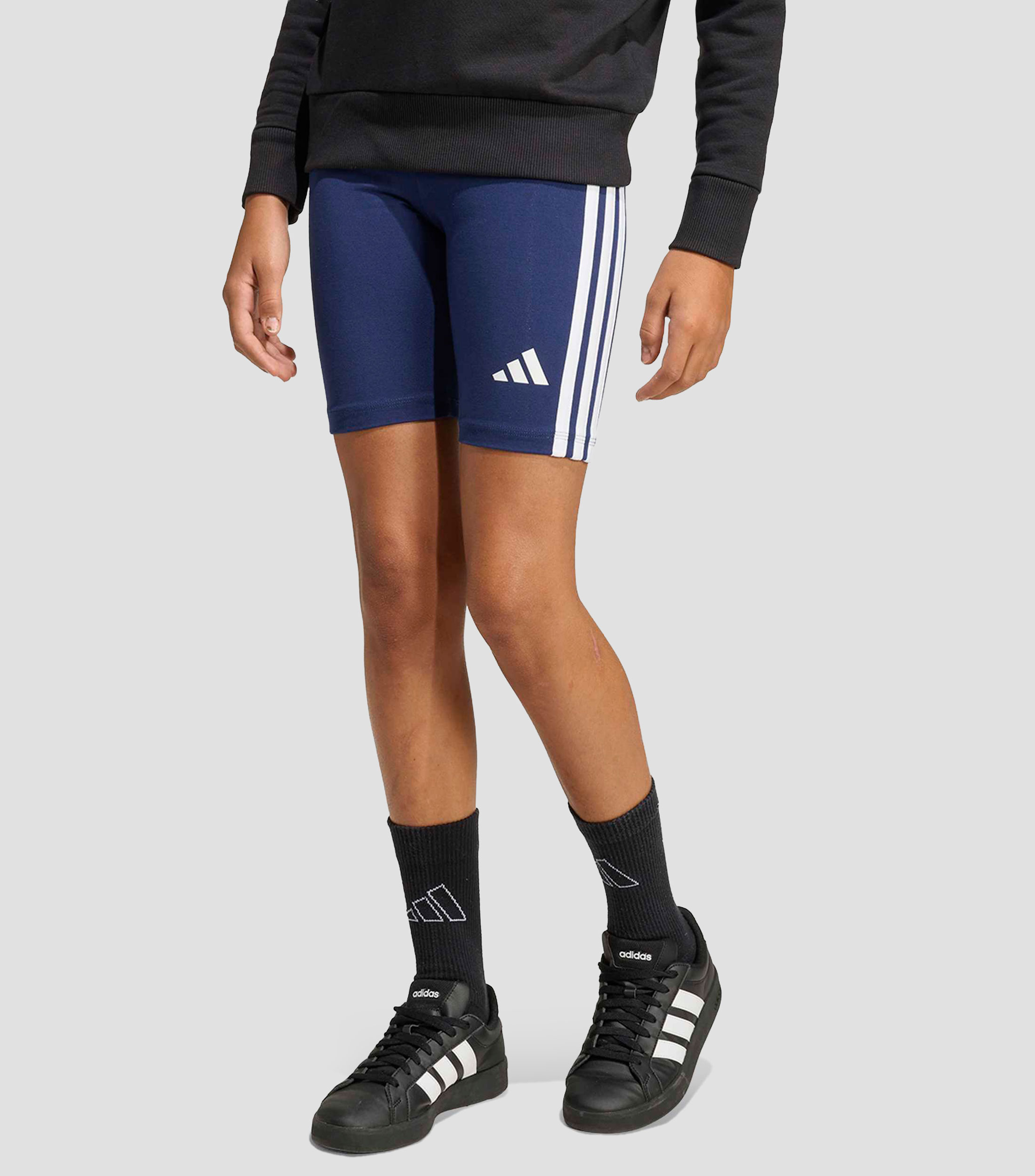 Short Biker con franjas Niña